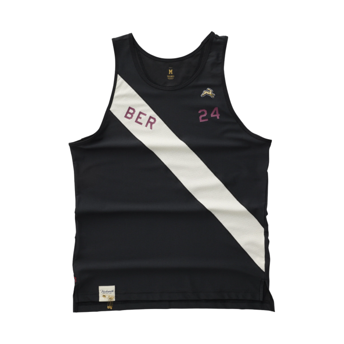 트랙스미스 베를린 싱글렛 블랙(Tracksmith Berlin Singlet Black)