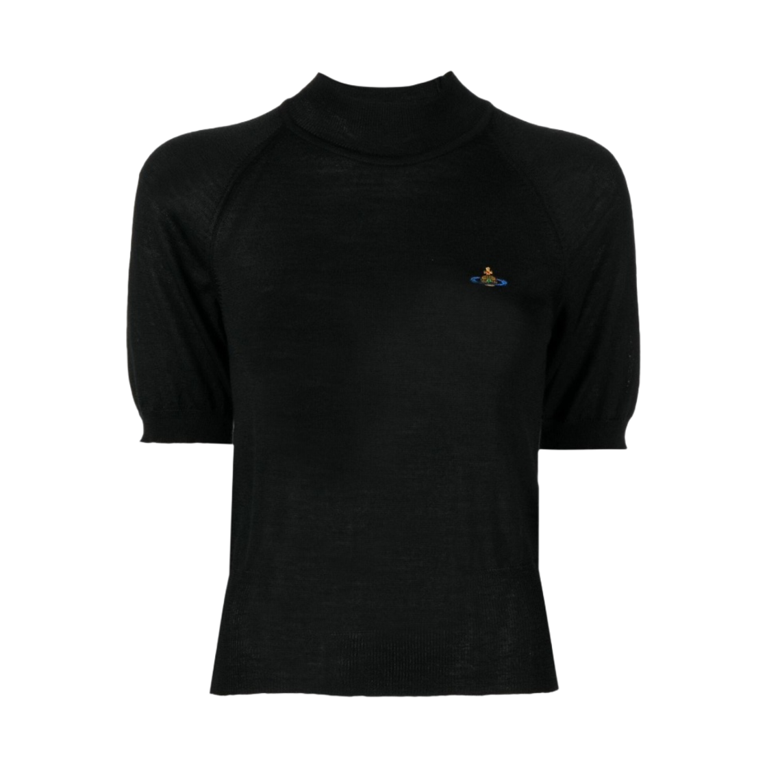 18030022-Y000Q-N401 (W) Vivienne Westwood Bea Turtleneck Top Black