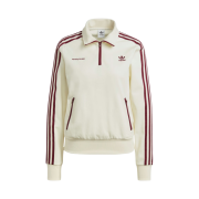 (W) Adidas x Sporty & Rich Half-Zip Track Jacket Cream White - KR Sizing