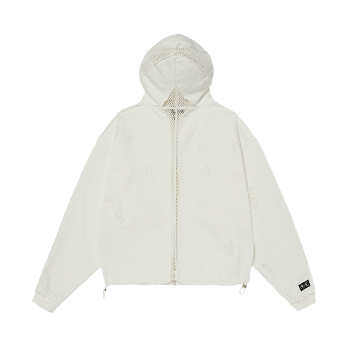 떠그 클럽 뎀 사운드 집업 화이트(Thug Club Dem Sound Zip-Up White) - 2