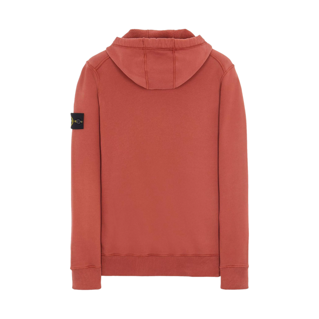 스톤 아일랜드 64220 풀 집업 후드 스웨트셔츠 브릭 - 21FW(Stone Island 64220 Full Zip Hooded Sweatshirt Brick - 21FW) - 2