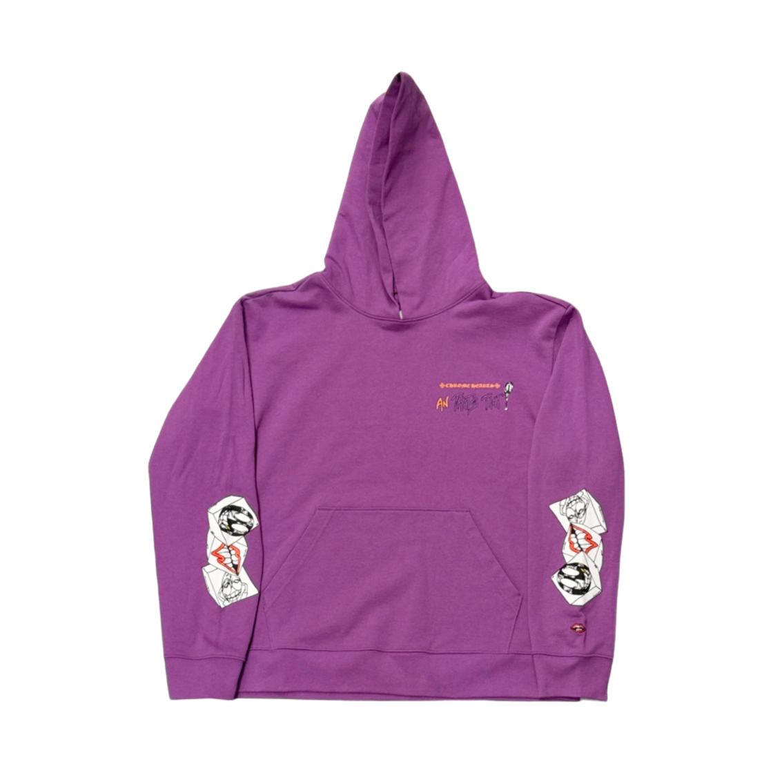 크롬하츠 매티 보이 퓨렐 그래피티 후드 퍼플(Chrome Hearts Matty Boy Purrelle Graffti Hoodie Purple) - 2