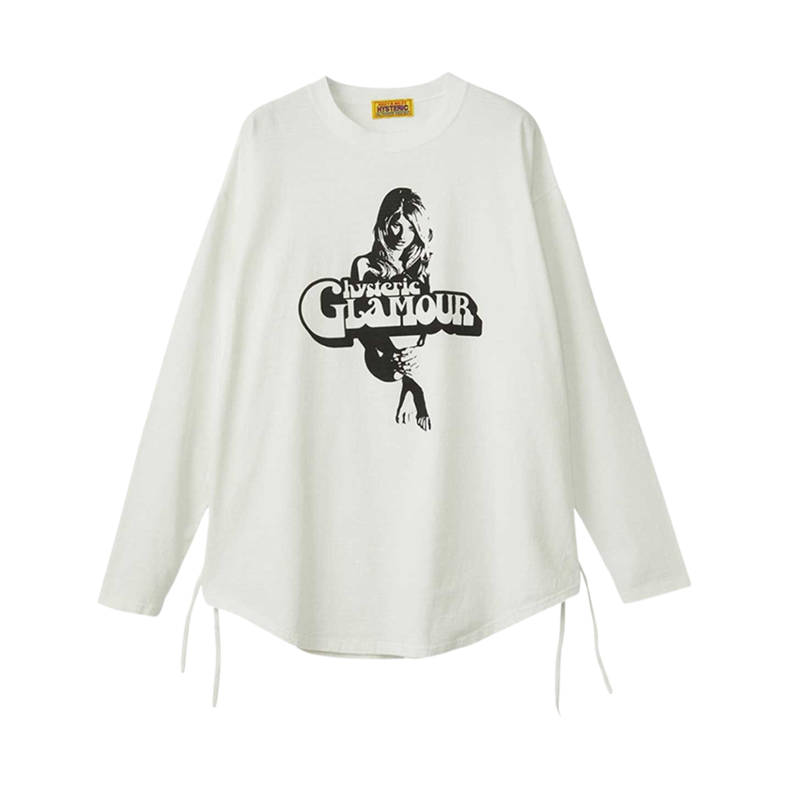 01243CL12 (W) Hysteric Glamour Heaven Tonight Oversized T-Shirt White