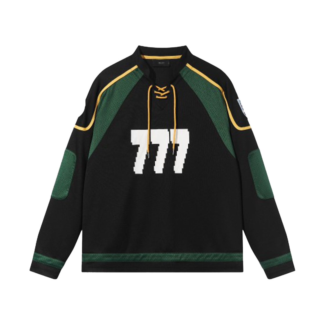 7440371_002_BK 7440-37-1 777 String Hockey Jersey Black
