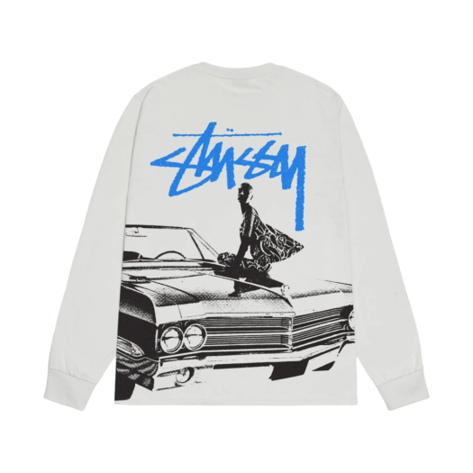 Stussy Beat Crazy LS T-Shirt Fog