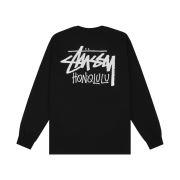 Stussy Stock Honolulu LS T-Shirt Black