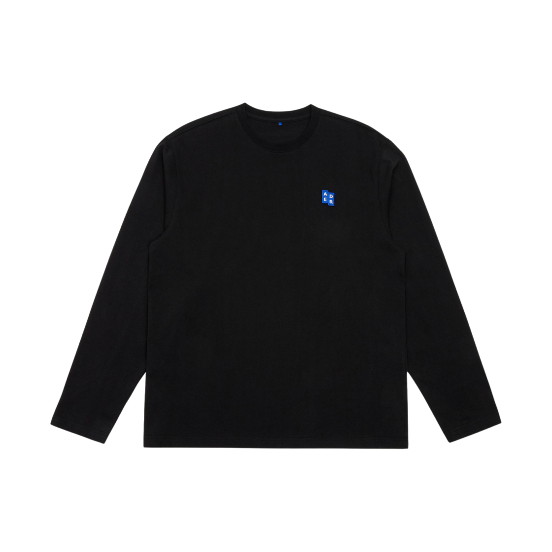 아더에러 시그니피컨트 TRS/BL 태그 롱슬리브 티셔츠 01 블랙(Ader Error Sig; TRS/BL Tag LS T-Shirt 01 Black)