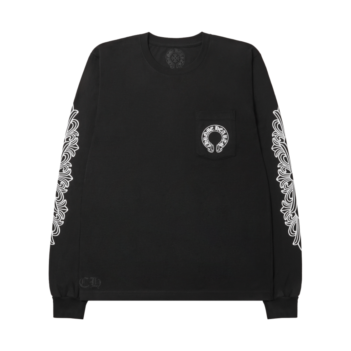 크롬하츠 홀스슈 롱슬리브 티셔츠 블랙(Chrome Hearts Horse Shoe Long Sleeve T-Shirt Black)