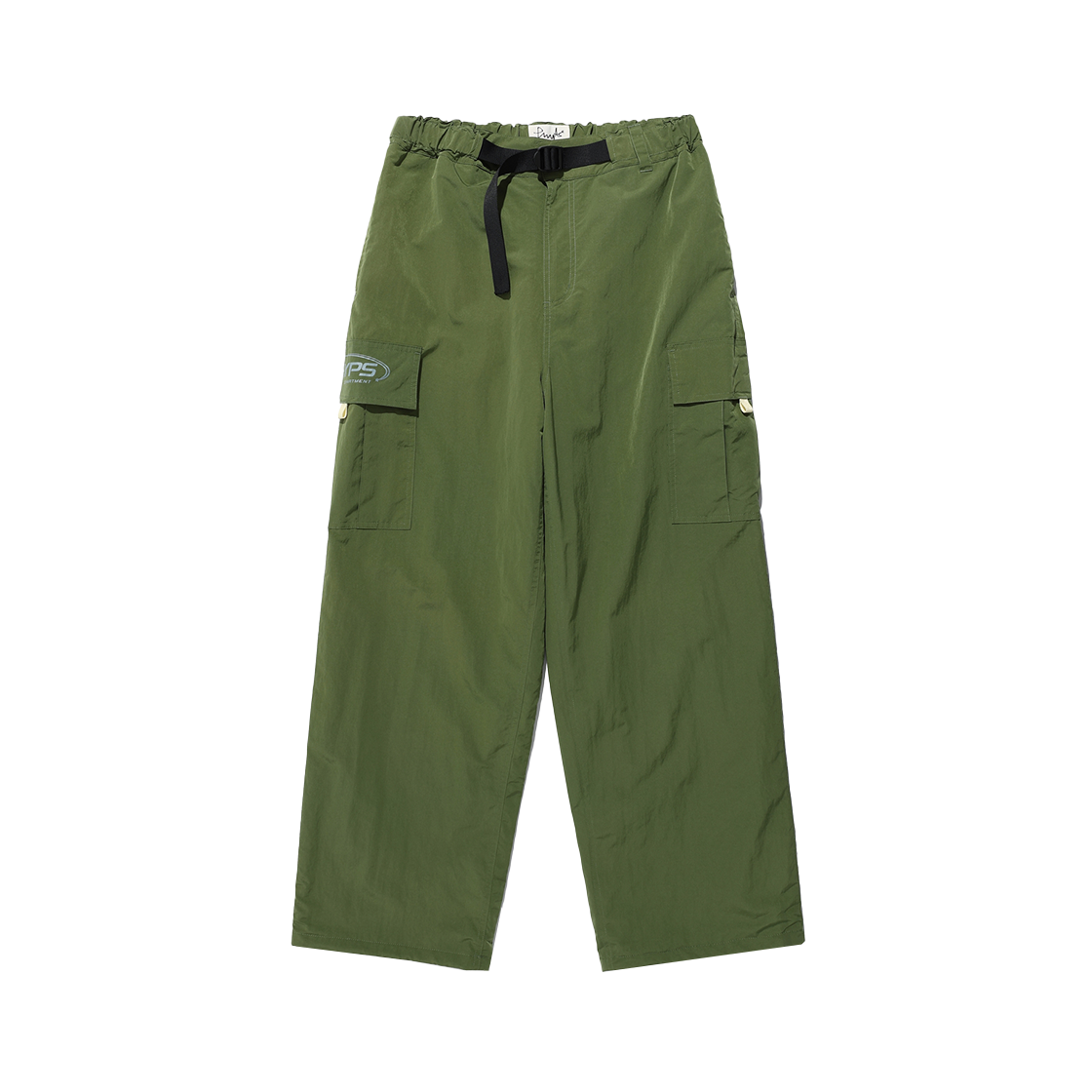 PD09PT8001GN Phyps Dept Buckle Belt Cargo Pants Green