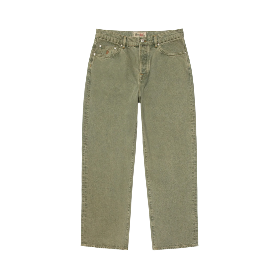 스투시 데님 빅 올 진 페이디드 아미