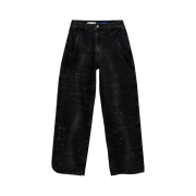 Zara x Ader Error Slit Jeans Black