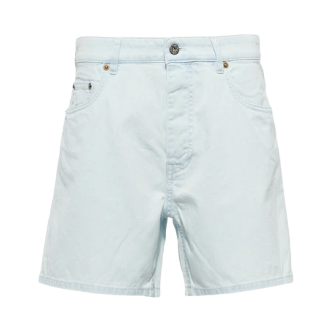 (W) 미우 미우 데님 버뮤다 라이트 블루((W) Miu Miu Denim Bermudas Light Blue) - 1