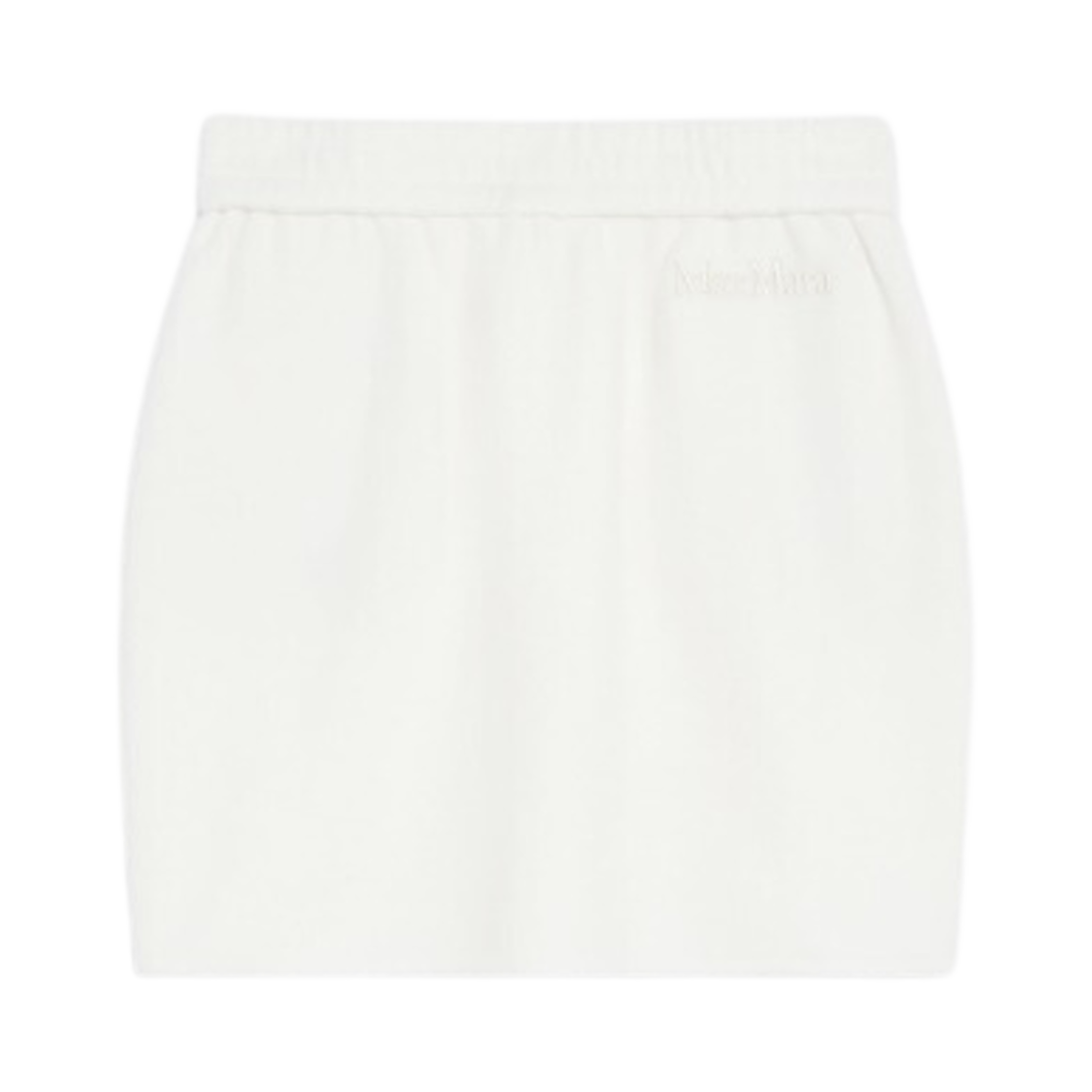 ONAGRO-001 (W) Max Mara Onagro Wool Skirt Ivory
