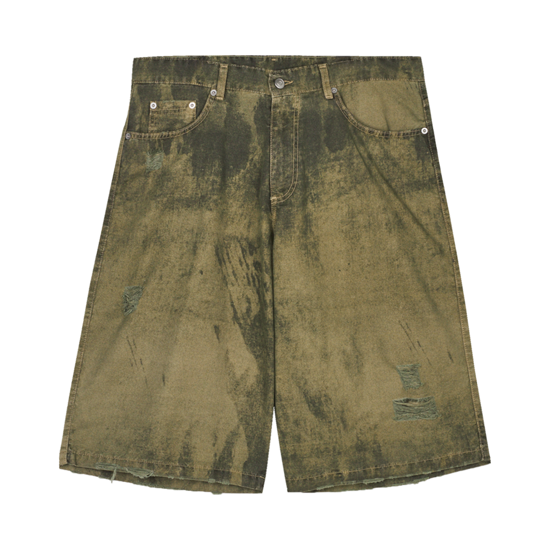 [KREAM 단독] AOD 캔버스 쇼츠 맨 밀리터리 그린 - 25SS([KREAM 단독] AOD Canvas Shorts Man Military Green - 25SS)