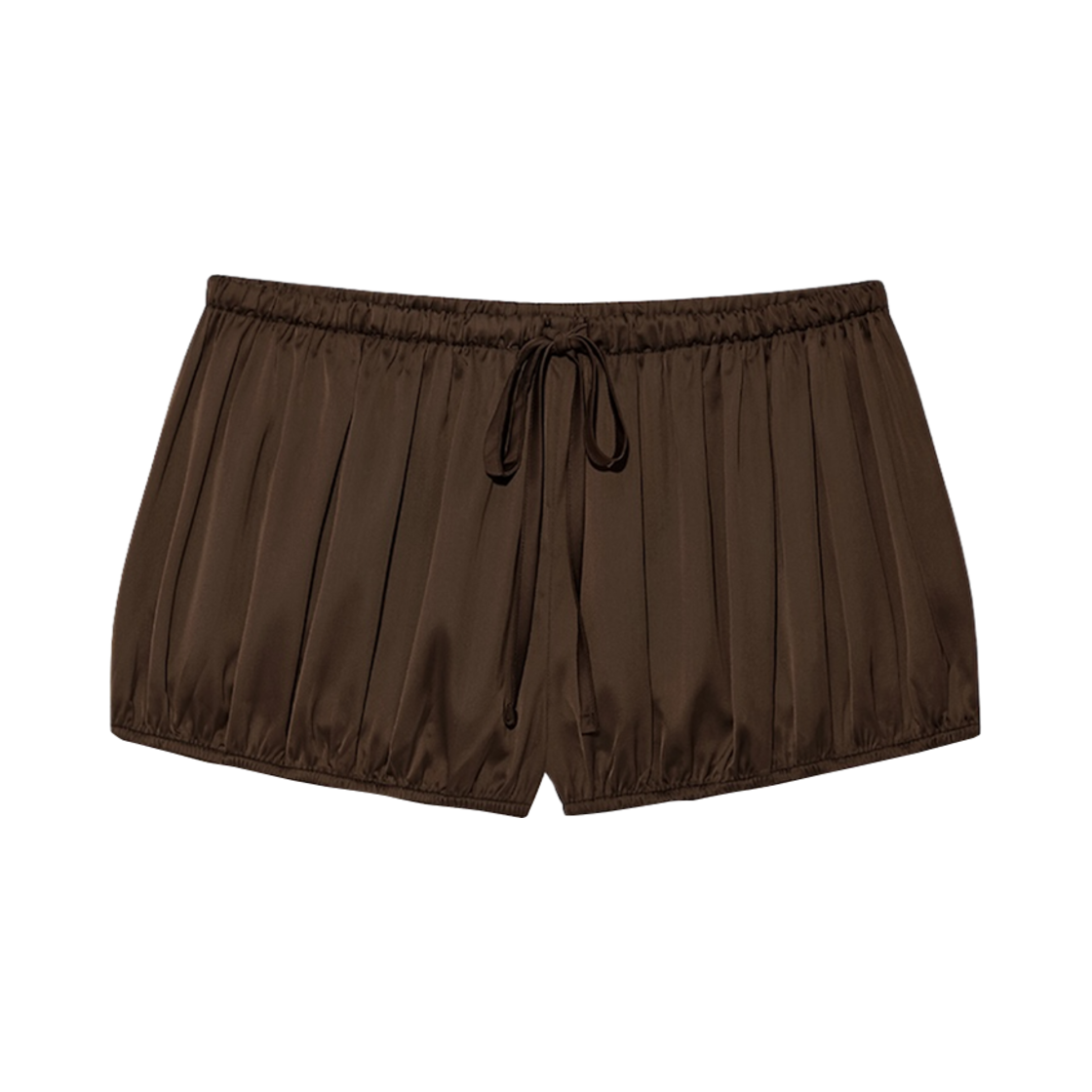 - (W) Glowny x Simihaze Pumpkin Bloomer Shorts Brown