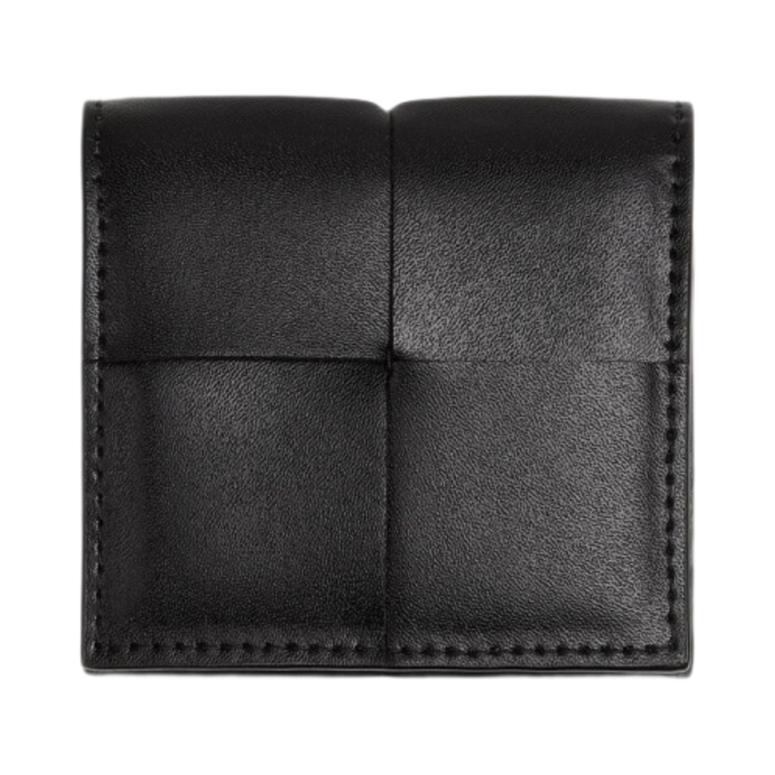 보테가 베네타 폴드 코인 지갑 블랙(Bottega Veneta Folded Coin Purse Black) - 1