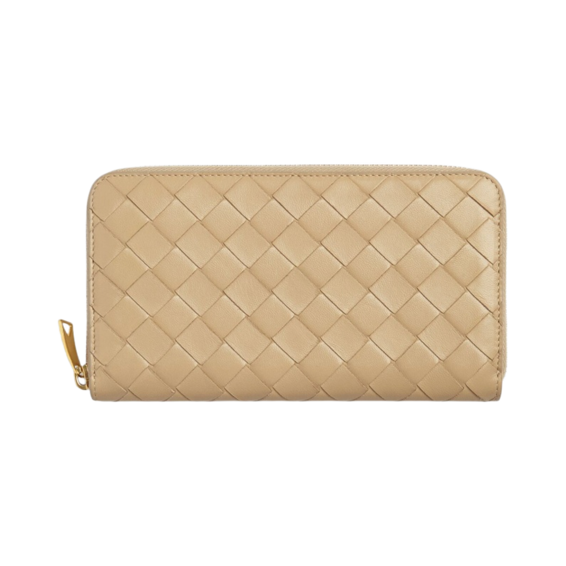 보테가 베네타 인트레치아토 집 어라운드 지갑 포리지(Bottega Veneta Intrecciato Zip Around Wallet Porridge) - 1