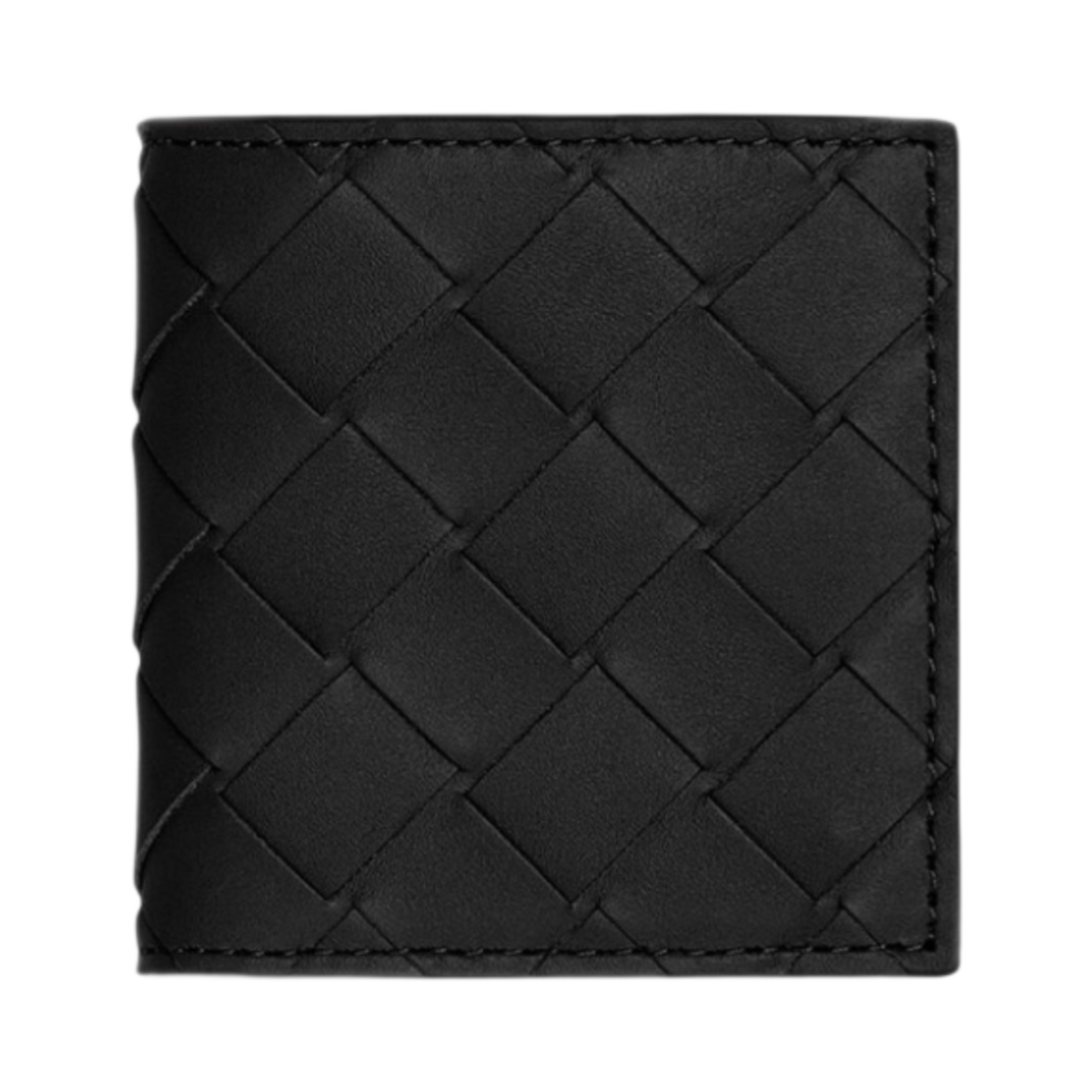 보테가 베네타 폴드 코인 지갑 네로(Bottega Veneta Folded Coin Purse Nero) - 1