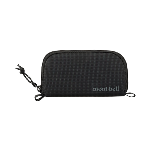 1133373 Montbell Mini Zip Wallet Black