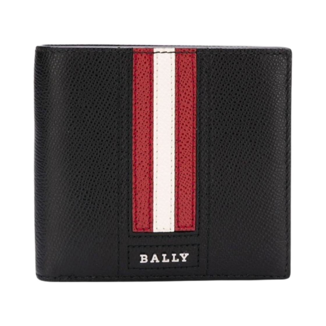 6218013 Bally Teisel Leather Coin Wallet Black