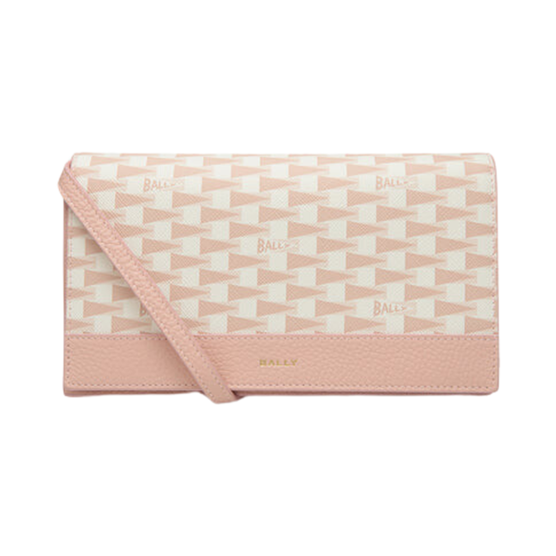 6305216 Bally Pennant TPU Continental Wallet Dusty Petal