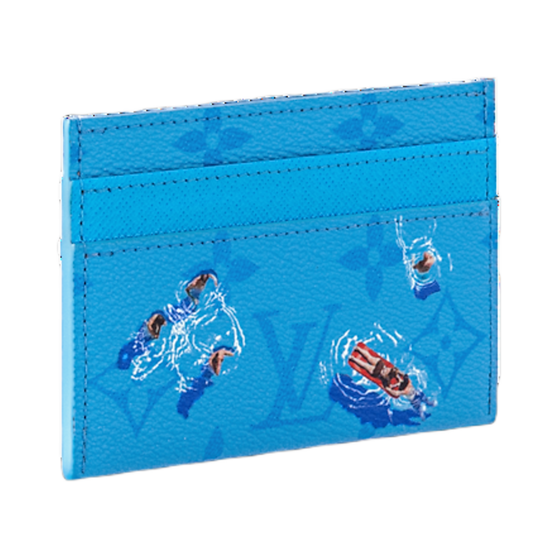 루이비통 더블 카드 홀더 풀 블루(Louis Vuitton Double Card Holder Pool Blue) - 2