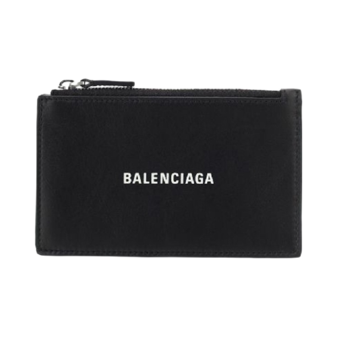 6405352101A1061 Balenciaga Zipped Card Holder Black