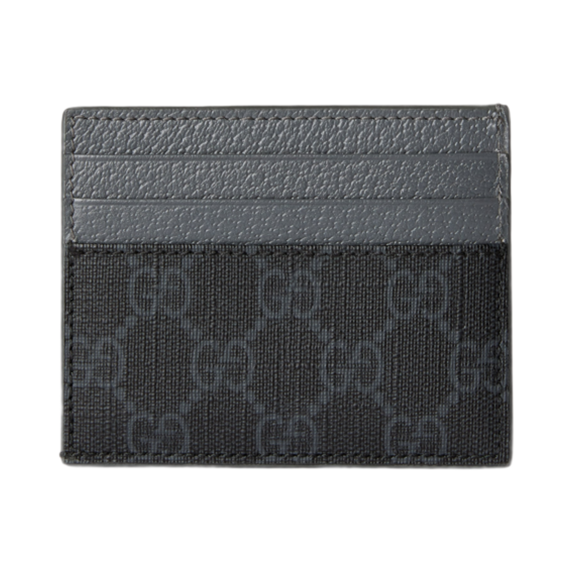 구찌 바이컬러 카드 케이스 GG 디테일 블랙(Gucci Bi-Color Card Case with GG Detail Black) - 3