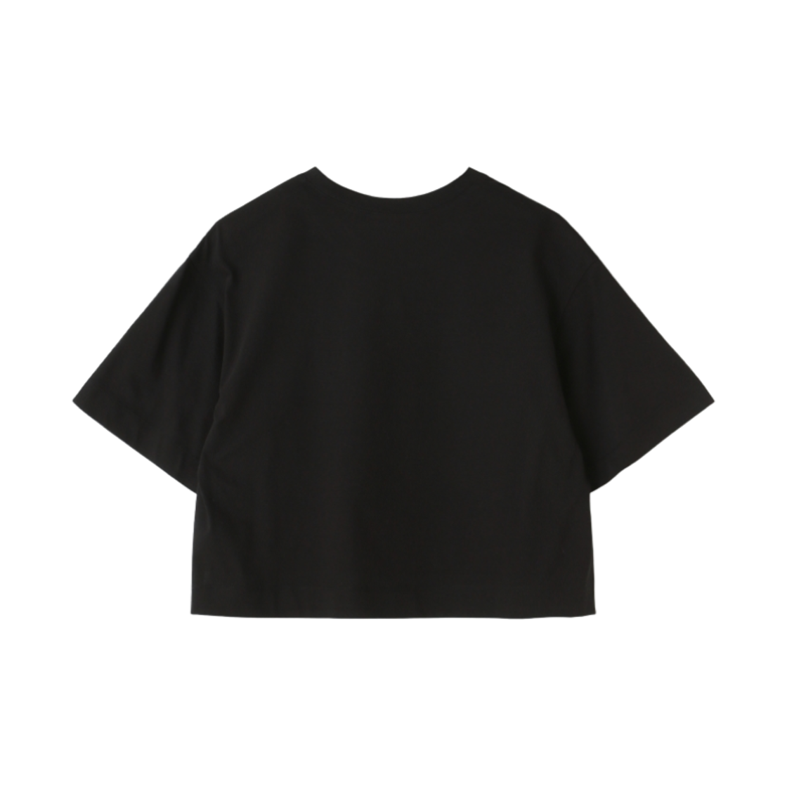 (W) 비비안 웨스트우드 앵글로매니아 크롭 티셔츠 블랙((W) Vivienne Westwood Anglomania Cropped T-Shirt Black) - 2