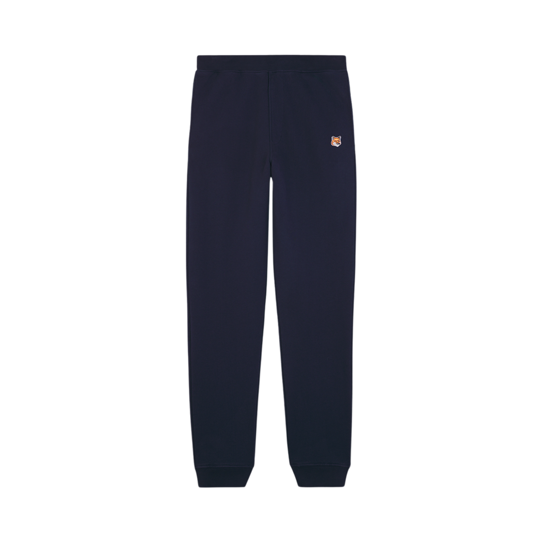 LM01114KM0001-P476 Maison Kitsune Fox Head Patch Regular Jog Pants Ink Blue