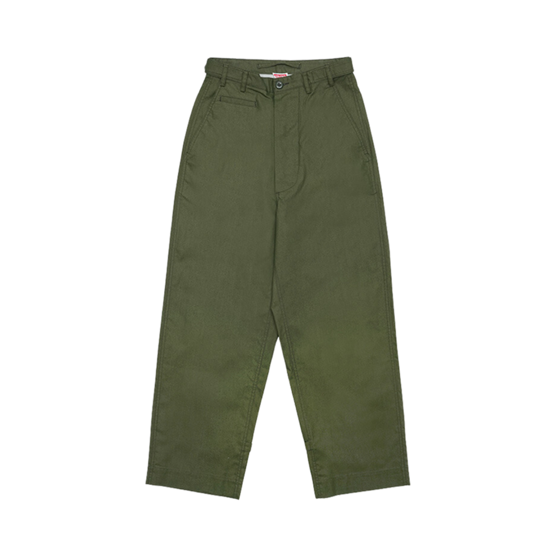 FD65PA3769GB-51 Kenzo Straight Fit Pants Dark Khaki