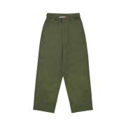 Kenzo Straight Fit Pants Dark Khaki