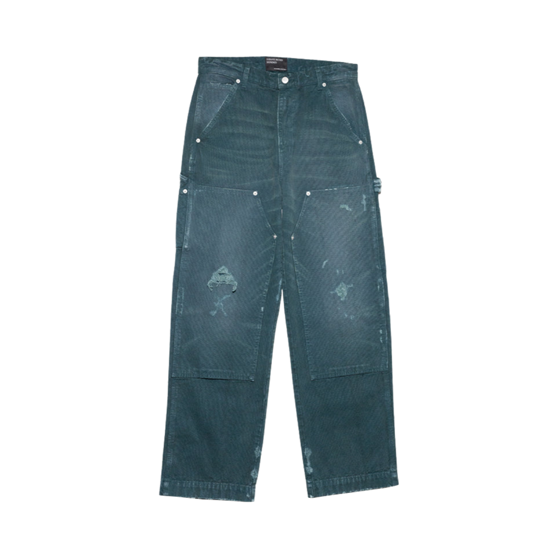 앙팡 리쉬 데프리메 더블 니 페인트 팬츠 블루(Enfants Riches Deprimes Double Knee Paint Pants Blue) - 1