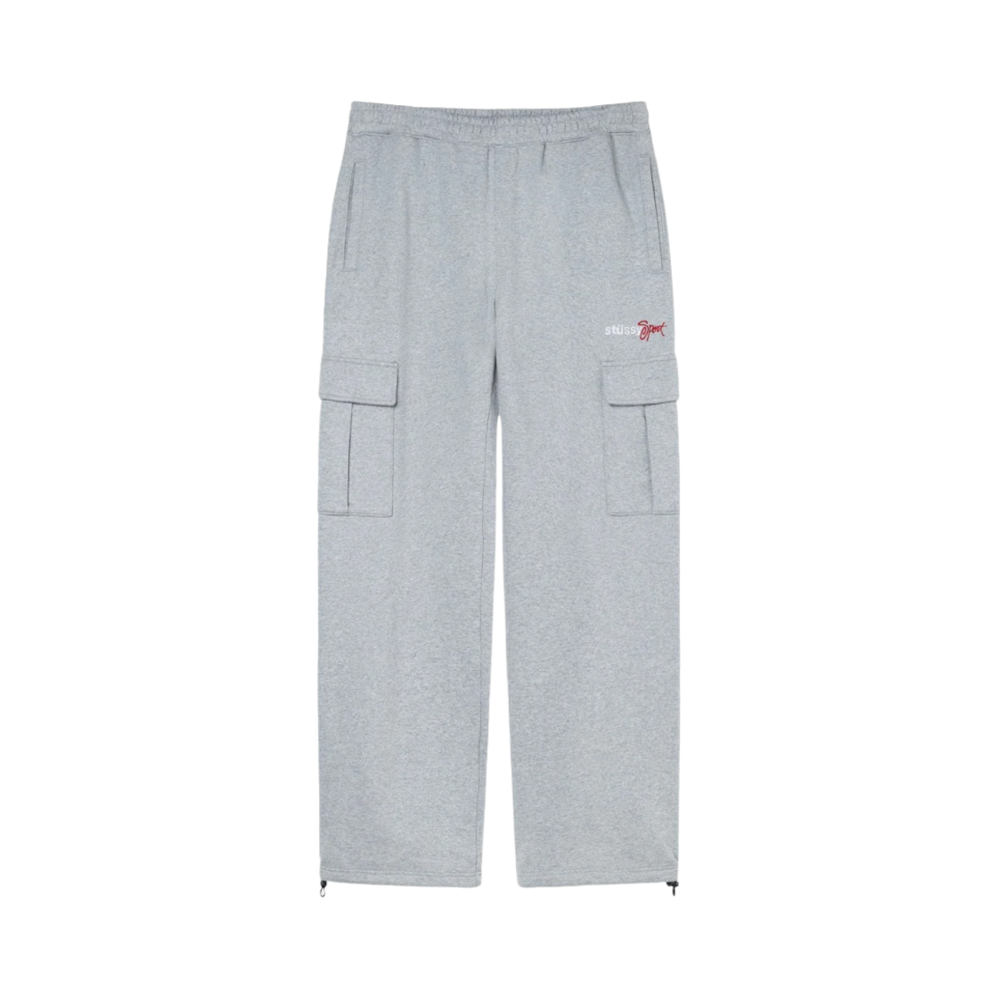 스투시 스포츠 카고 플리스 팬츠 그레이 헤더(Stussy Sport Cargo Fleece Pants Grey Heather) - 1