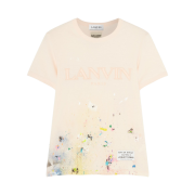 (W) Gallery Dept. x Lanvin Embroidered Painted Pattern T-Shirt Ivory