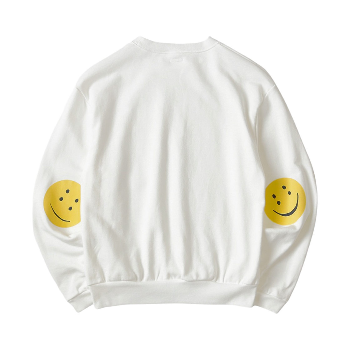 캐피탈 에코 플리스 크루넥 스웨트셔츠 레인보위 패치 화이트(Kapital Eco Fleece Crewneck Sweatshirt Rainbowy Patch White) - 2