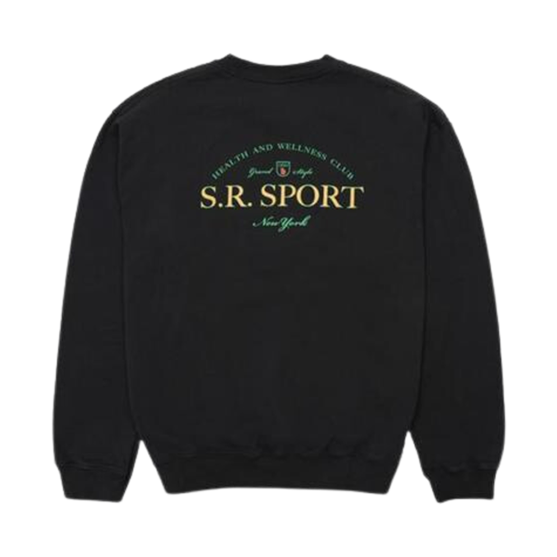 스포티 앤 리치 윔블던 크루넥 페이디드 블랙 그린(Sporty & Rich Wimbledon Crewneck Faded Black Green)