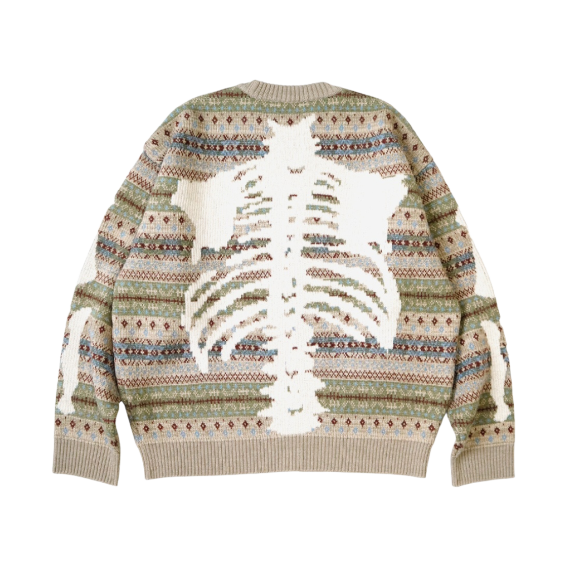 캐피탈 7G 울 페어 아일 본 크루넥 스웨터 색소폰