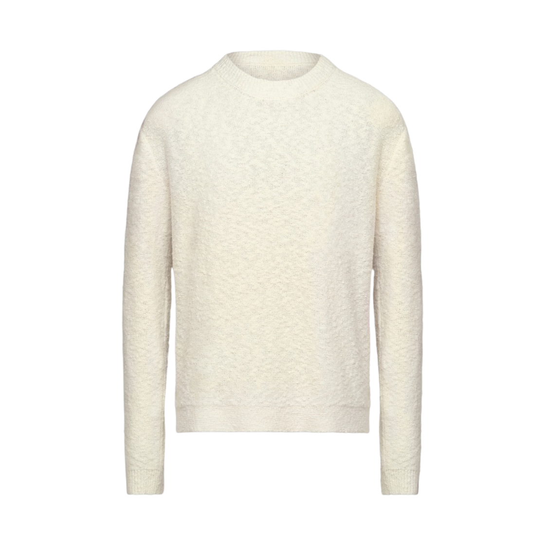 S51HL0005S18197102 (W) Maison Margiela Nostalgic Boucle Knit Top Off White