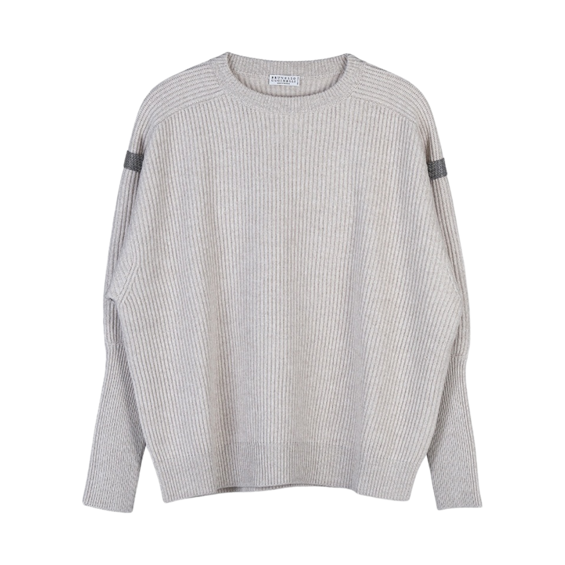 M12775200P-C9276 (W) Brunello Cucinelli Cashmere Knit Beige