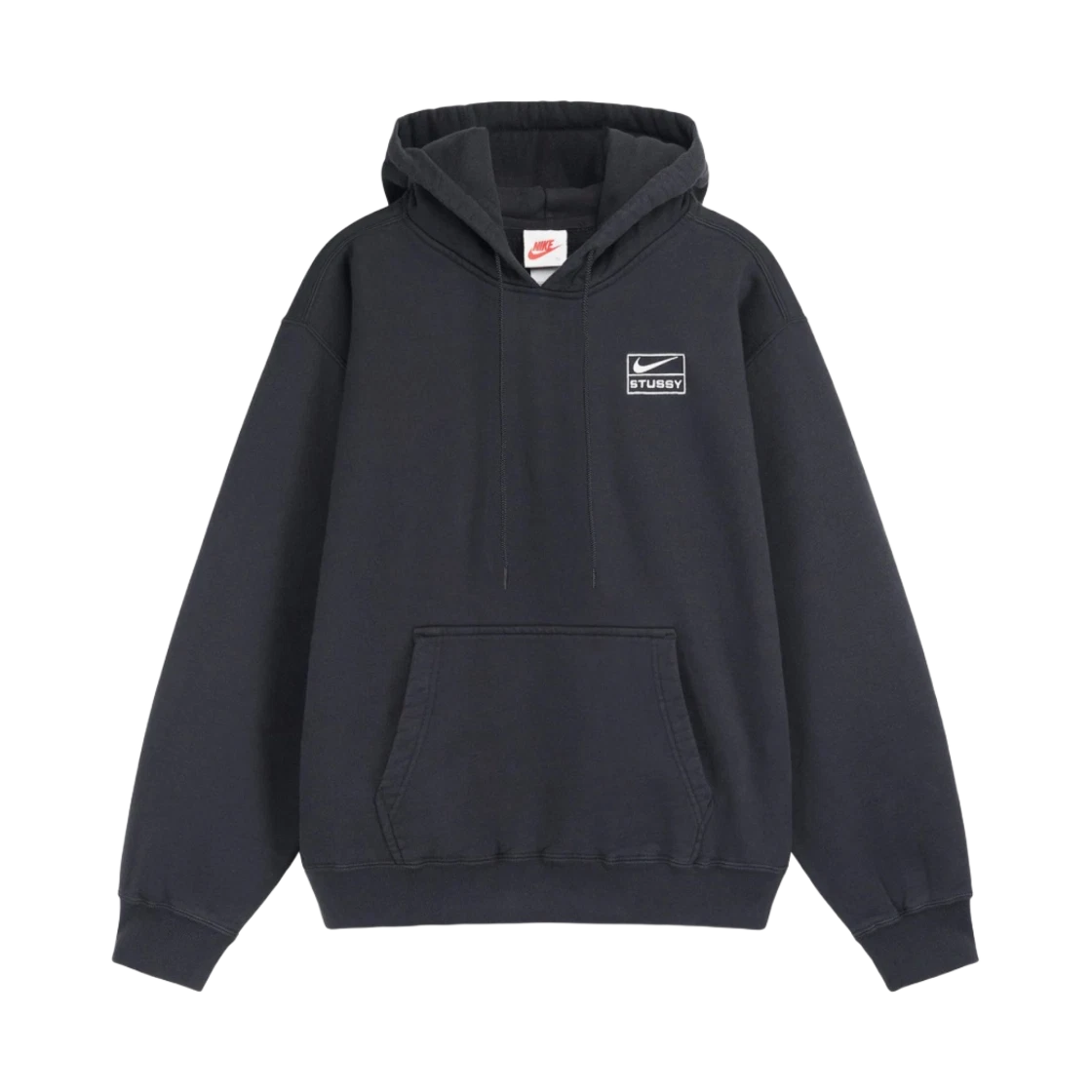 Nike Nike x Stussy NRG RA Washed Pullover Hoodie Black (DN4029-010) · XS