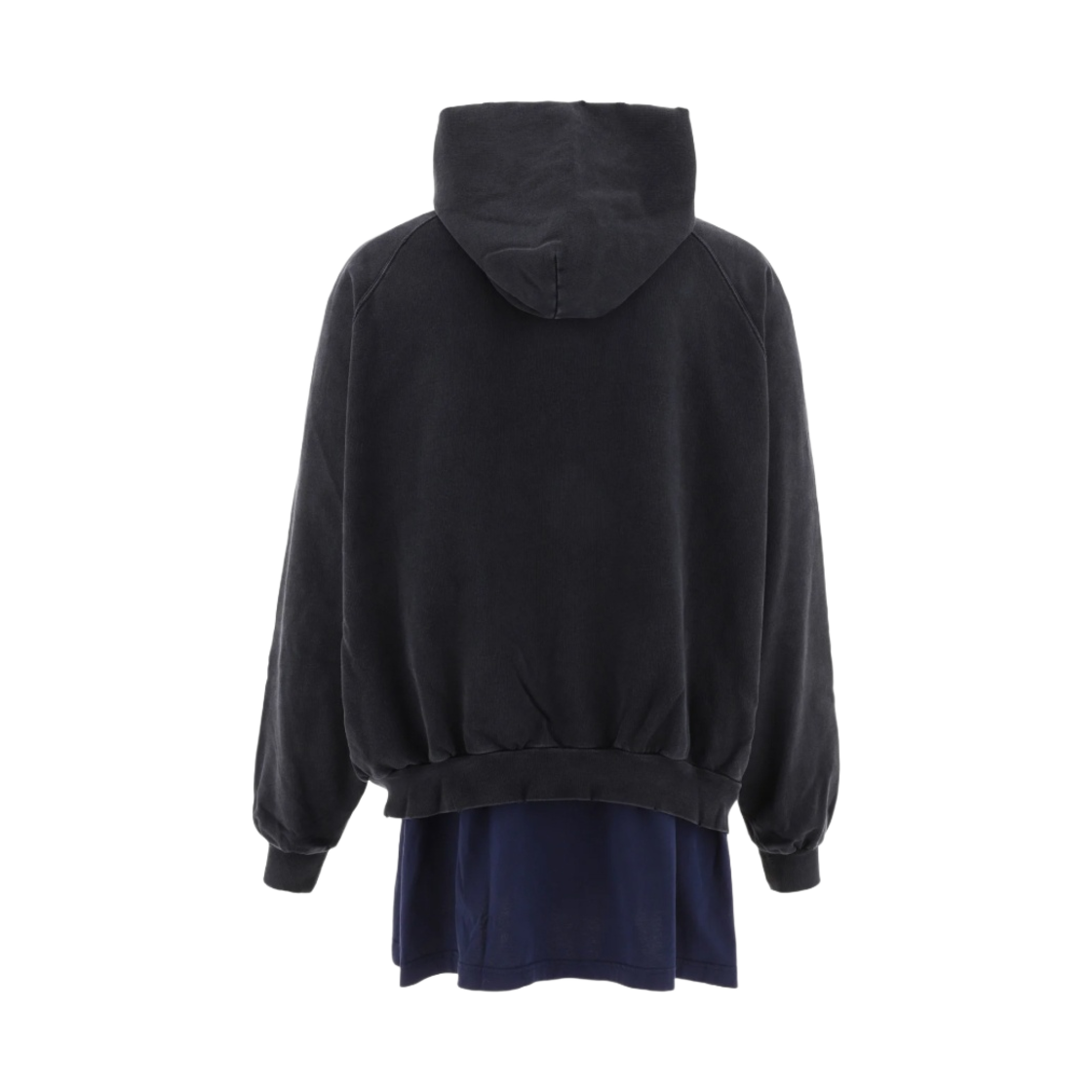 발렌시아가 비 디프런트 레이어드 후드 블랙(Balenciaga Be Different Layered Hoodie Black) - 2