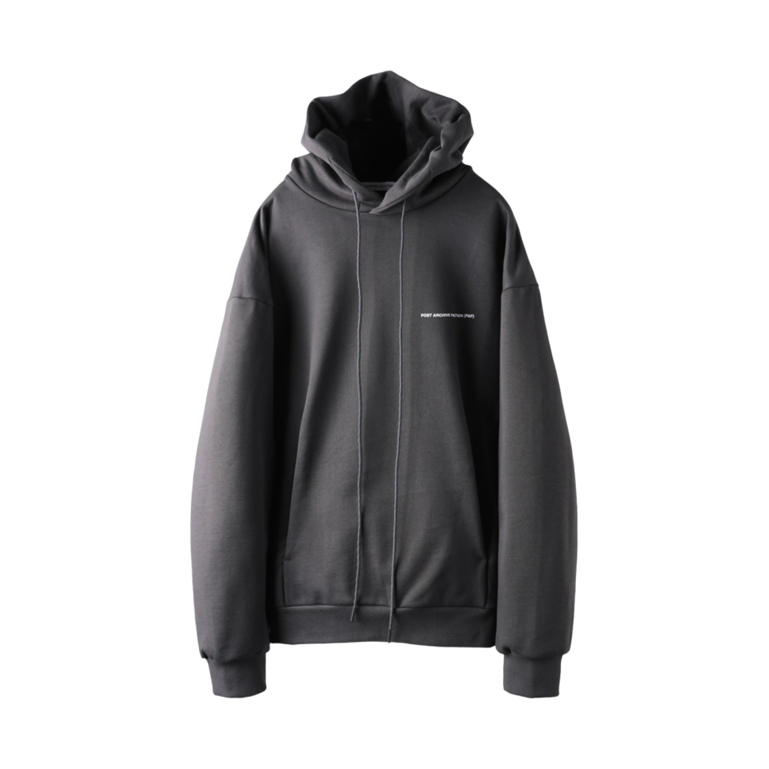 - Post Archive Faction (Paf) 8.0 Hoodie Right Charcoal