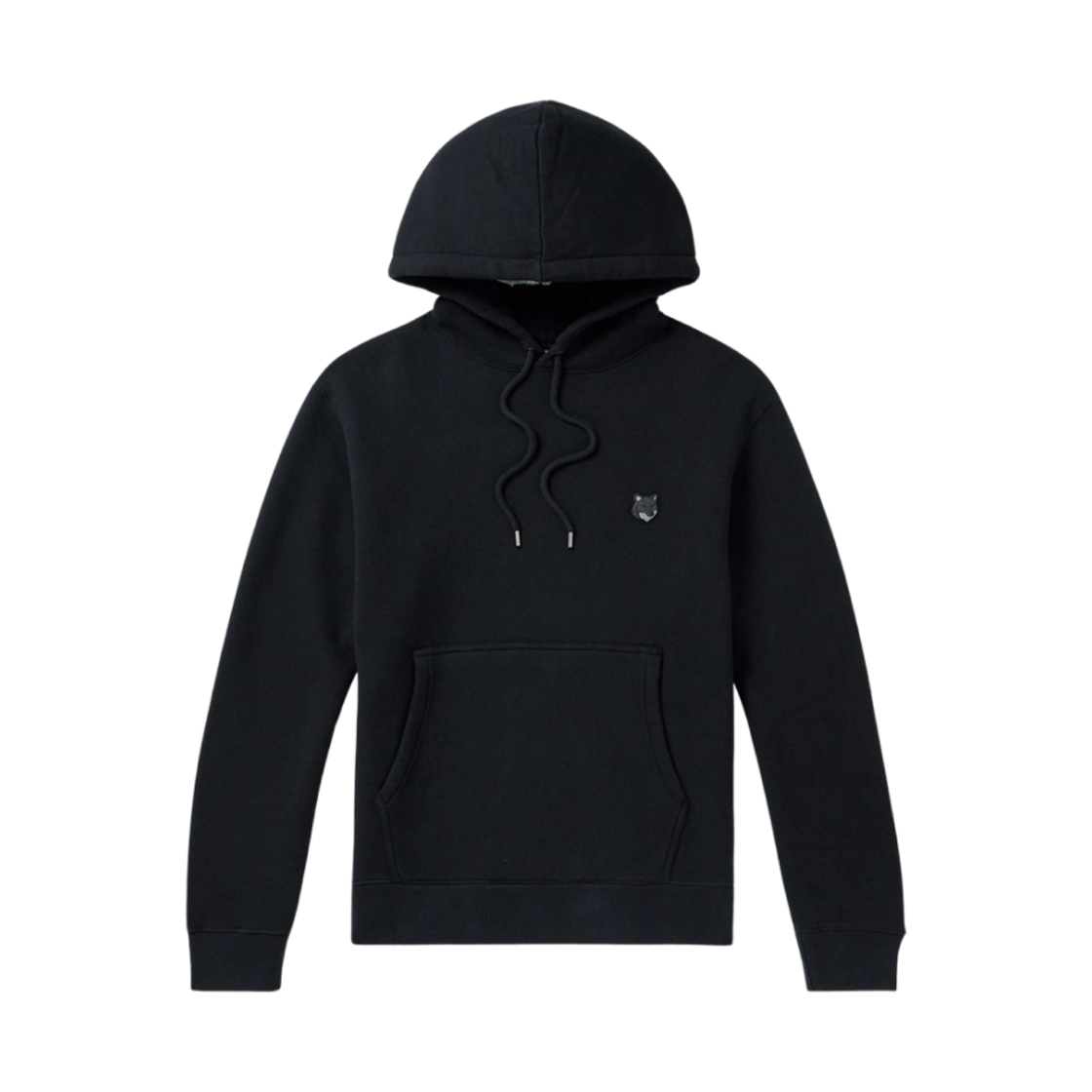 MM00713KM0307-P199 Maison Kitsune Bold Fox Head Patch Comfort Hoodie Black