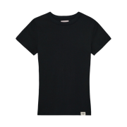 (W) Glowny G Classic Fitted T-Shirt Black