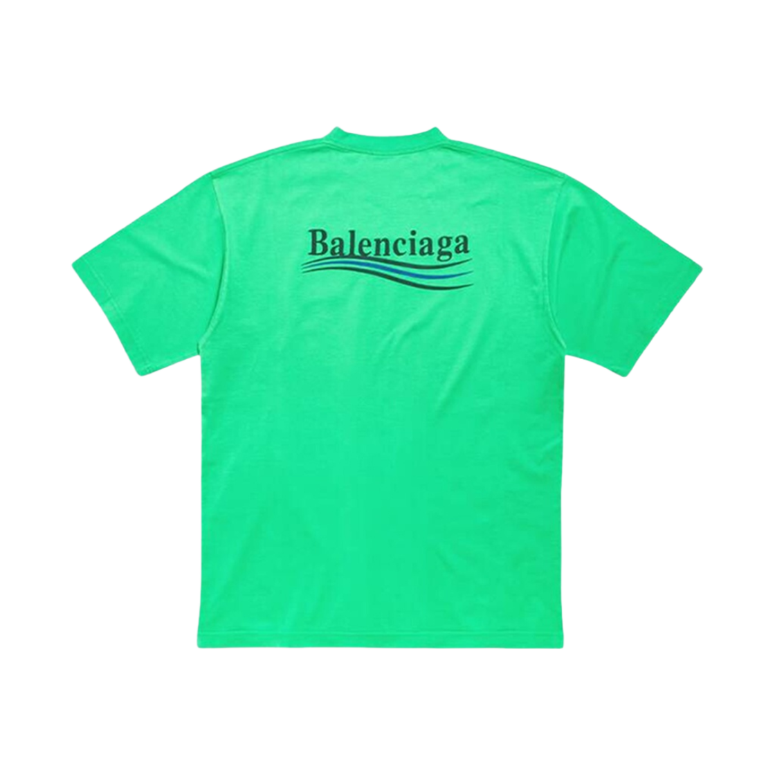 발렌시아가 폴리티컬 캠페인 티셔츠 라지 핏 그린(Balenciaga Political Campaign T-Shirt Large Fit Green) - 1