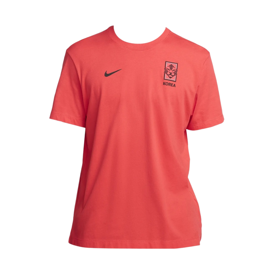 나이키 대한민국 에센셜 축구 티셔츠 글로벌 레드(Nike Korea Essential Soccer T-Shirt Global Red)