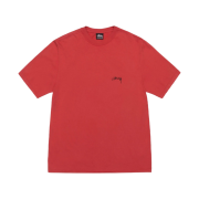 Stussy Smooth Stock Pigment Dyed T-Shirt Guava