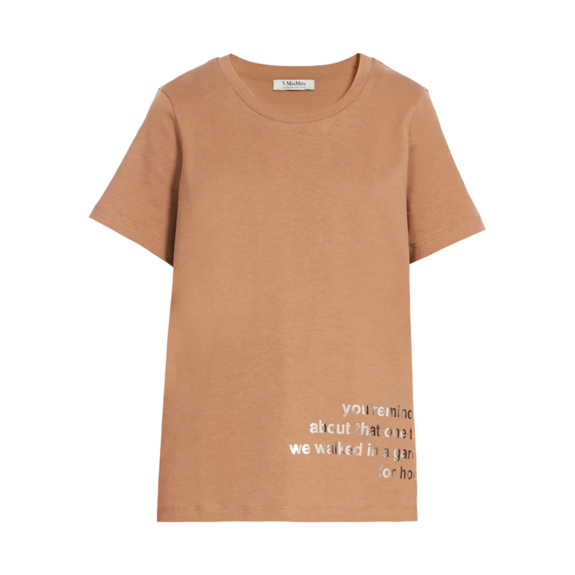 (W) S 막스마라 아리스 티셔츠 카멜((W) S Max Mara Aris T-Shirt Camel)