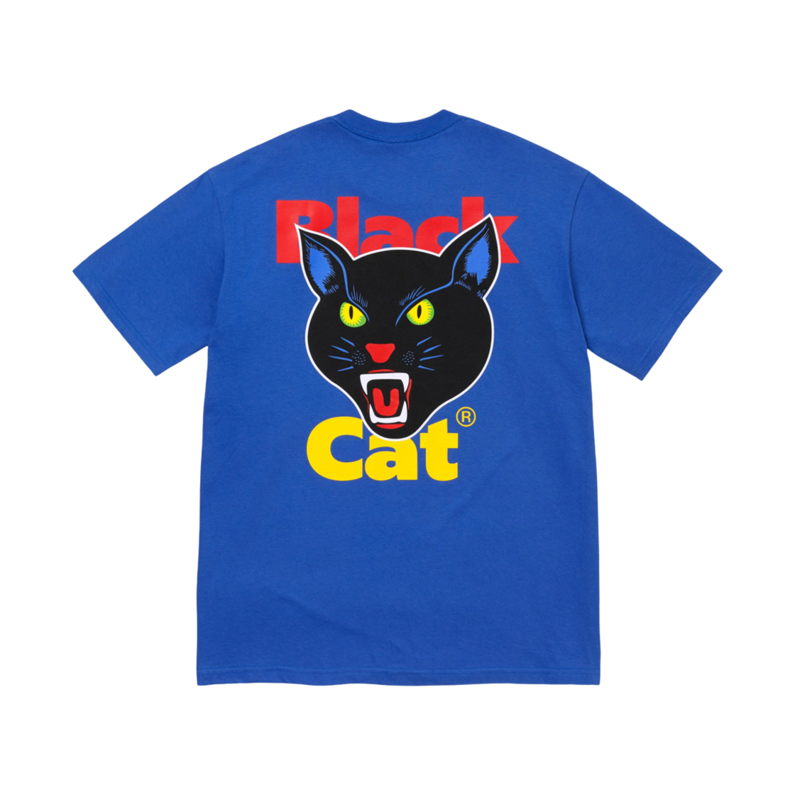 슈프림 블랙 캣 티셔츠 로얄 - 24SS(Supreme Black Cat T-Shirt Royal - 24SS) - 1